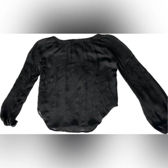 L’AGENCE Sheer Black Top - Picture 2 of 6